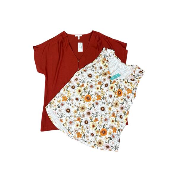 NWT Maurice’s Blouses Tops Bundle Set Lot Women's Medium Fall Autumn Feminine - Picture 1 of 15